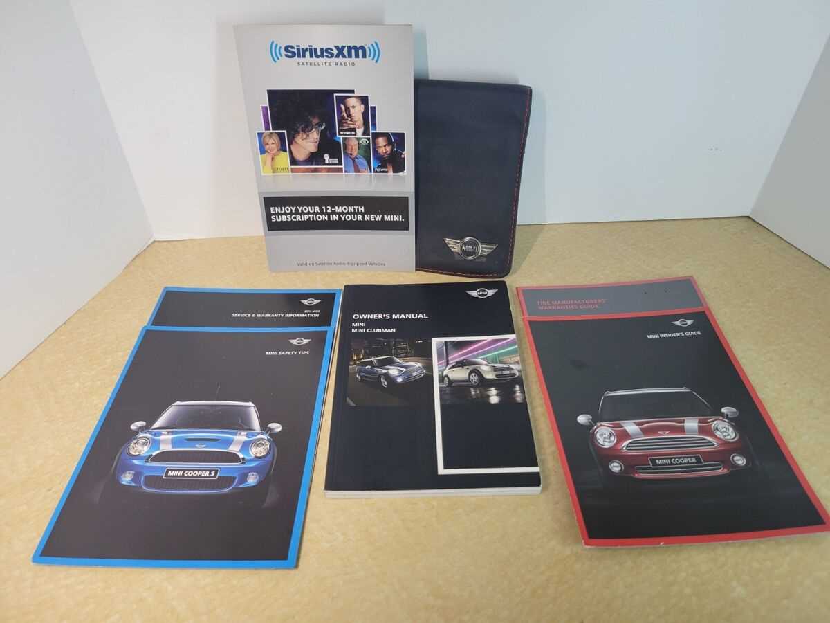 2009 mini cooper clubman owners manual