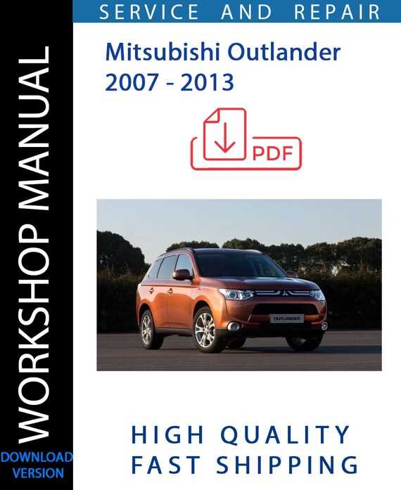 2013 mitsubishi outlander owners manual