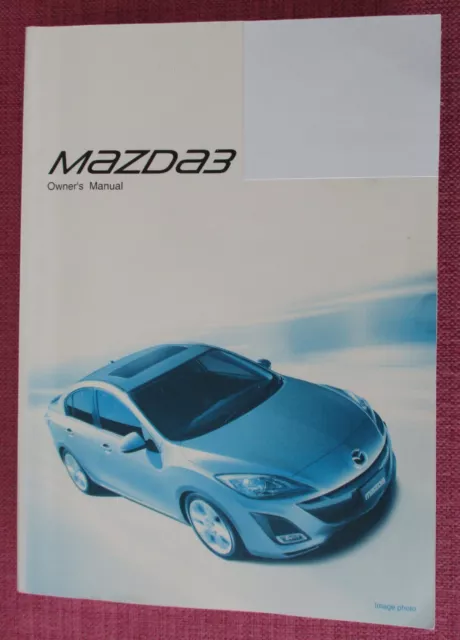 mazda 3 2011 owners manual