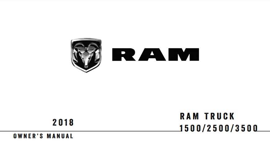 ram 2500 owners manual 2018