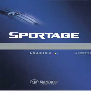 2013 kia sportage owners manual