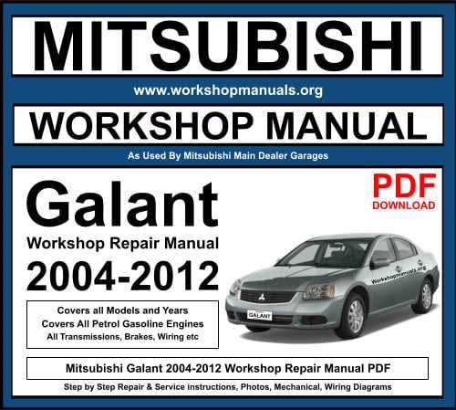 1999 mitsubishi galant owners manual