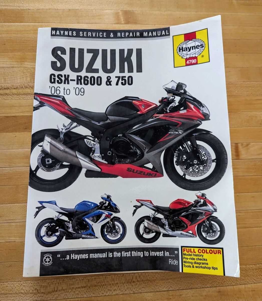 2009 suzuki gsxr 600 owners manual