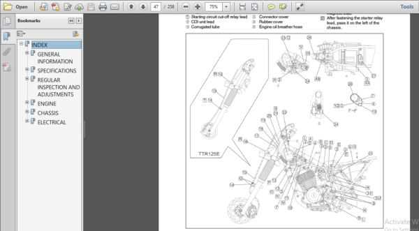 ttr 125 owners manual