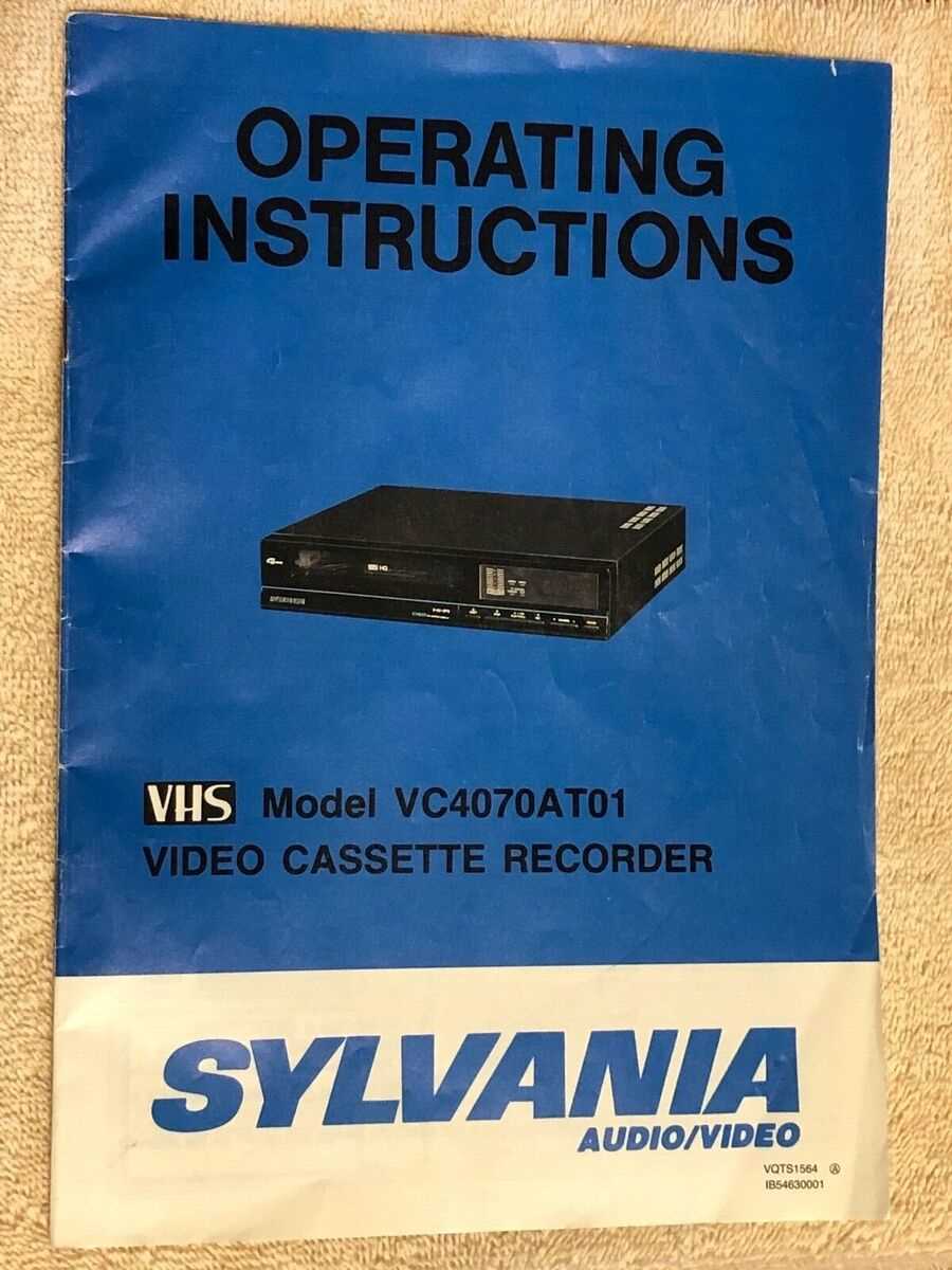 sylvania tv owners manual