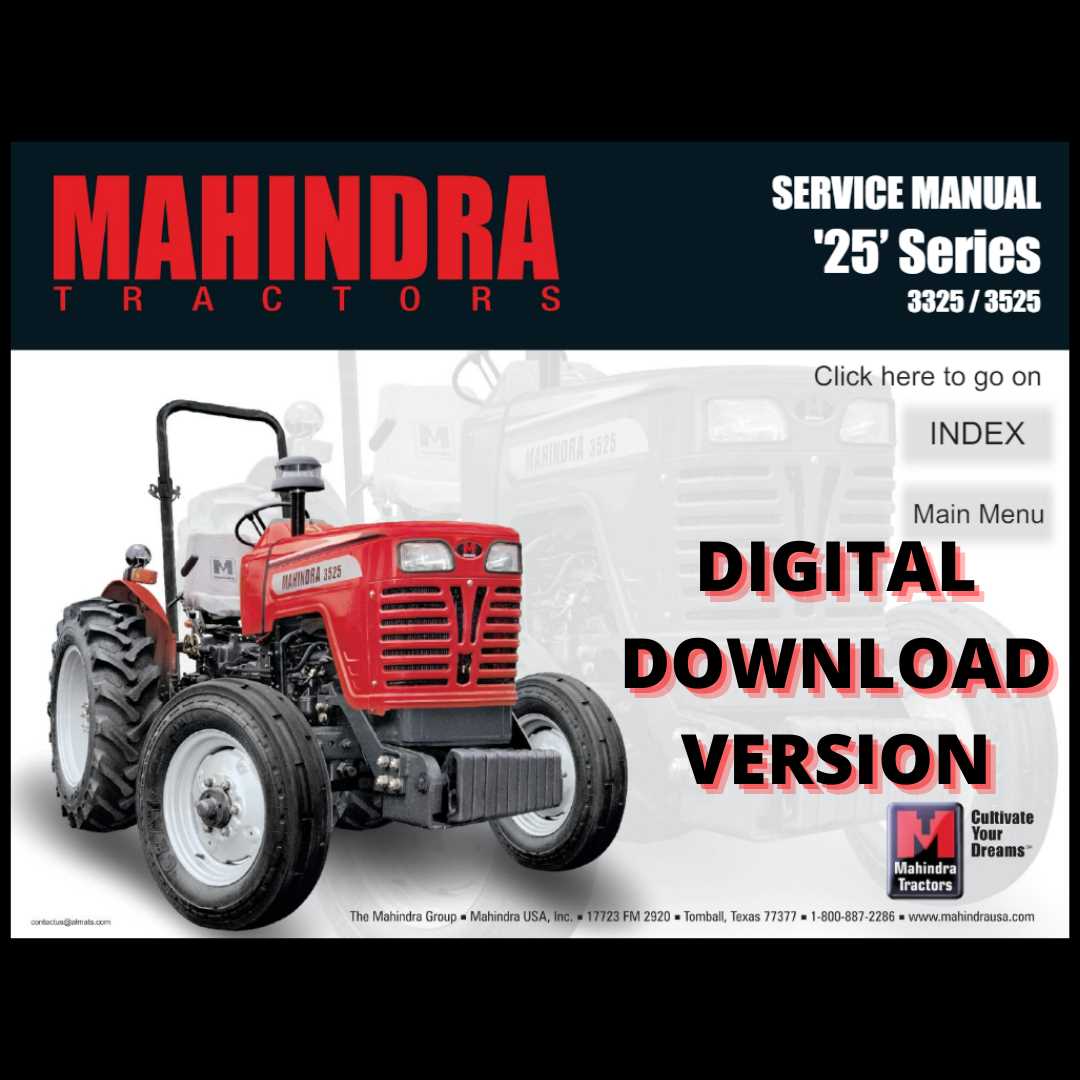 mahindra 2615 owners manual