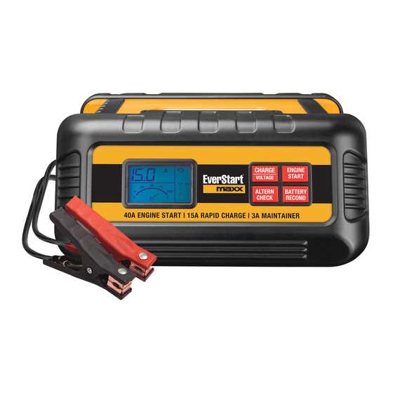 everstart battery charger owners manual