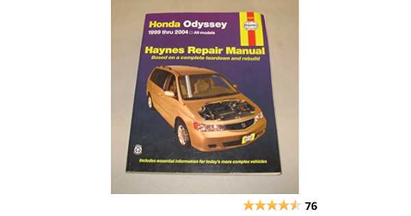 owners manual for 2004 honda odyssey