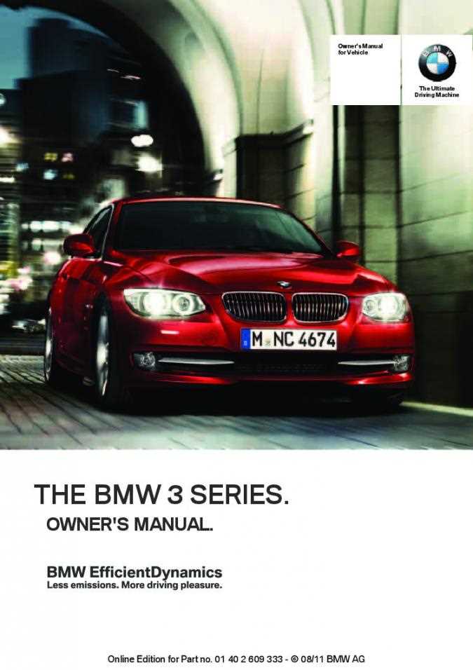 owners manual for 2007 bmw 328i