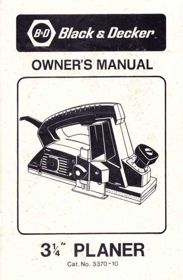 black and decker owners manuals