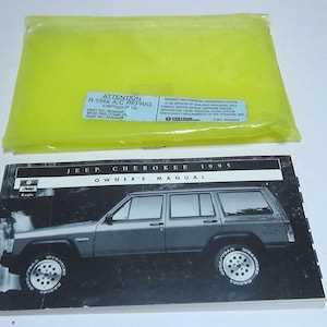 jeep cherokee xj owners manual