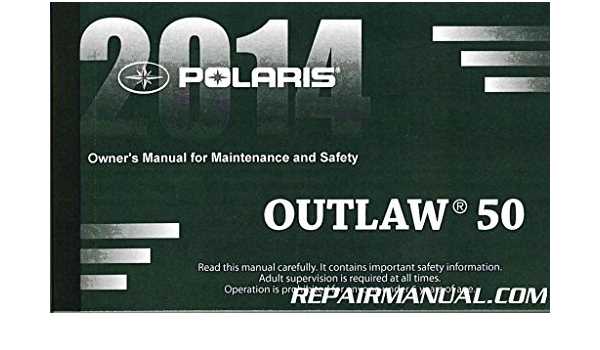 polaris outlaw 50 owners manual