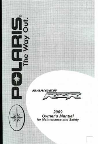 polaris ranger 800 owners manual