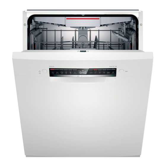 owners manual bosch dishwasher