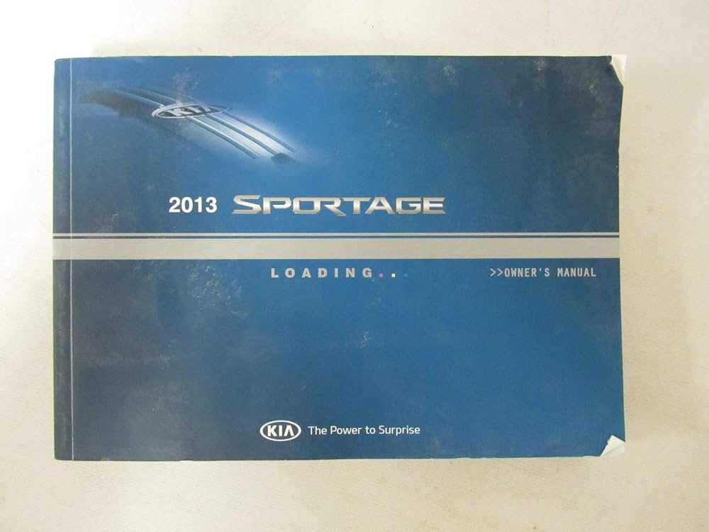 2013 kia sportage owners manual