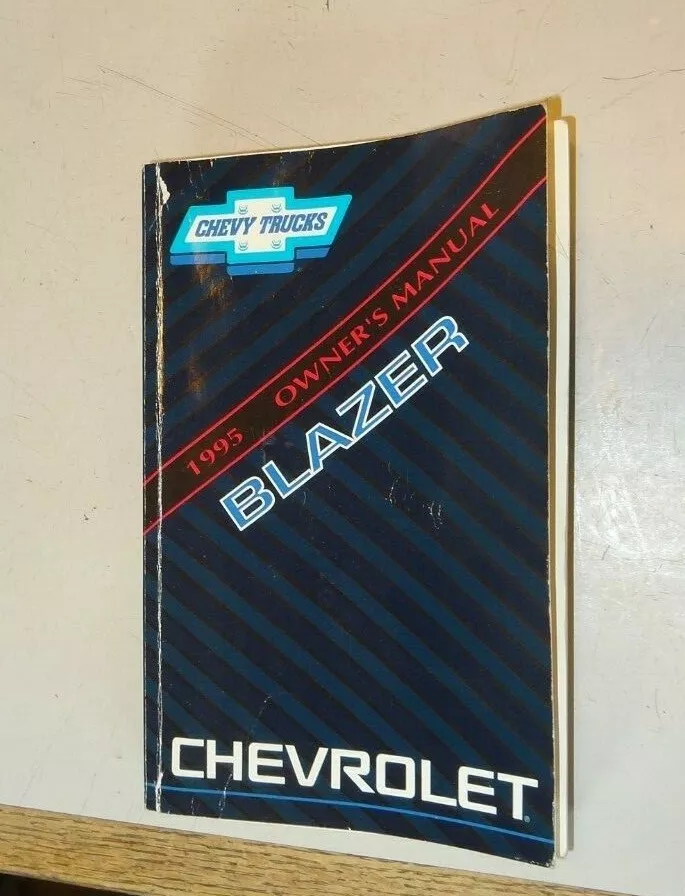 1995 chevrolet blazer owners manual