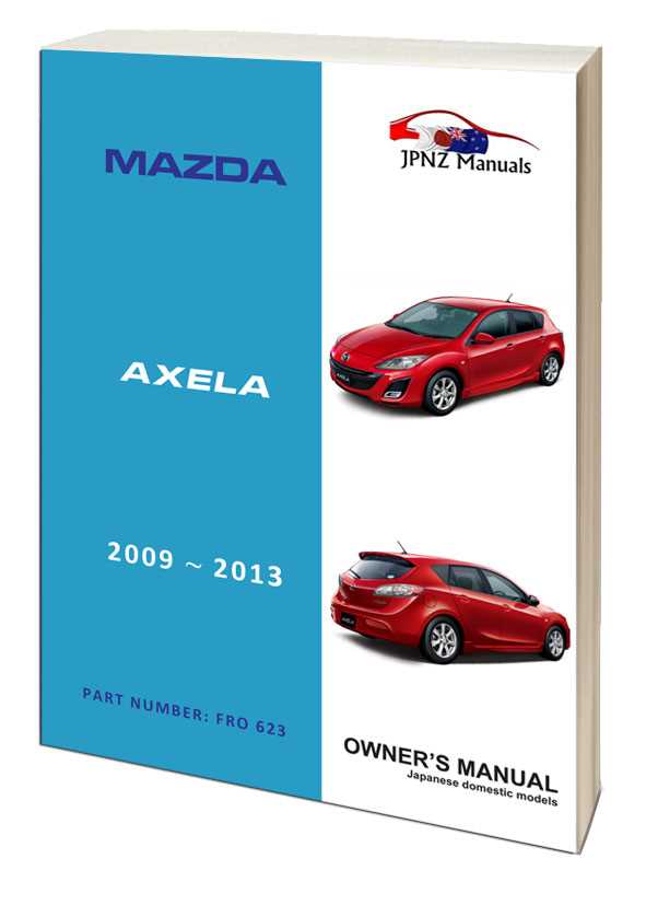 mazda axela 2010 owners manual