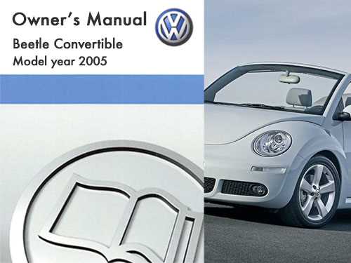 2005 vw beetle owners manual