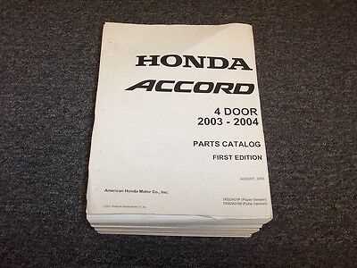 2004 honda accord ex v6 owners manual