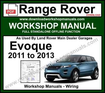 land rover evoque owners manual