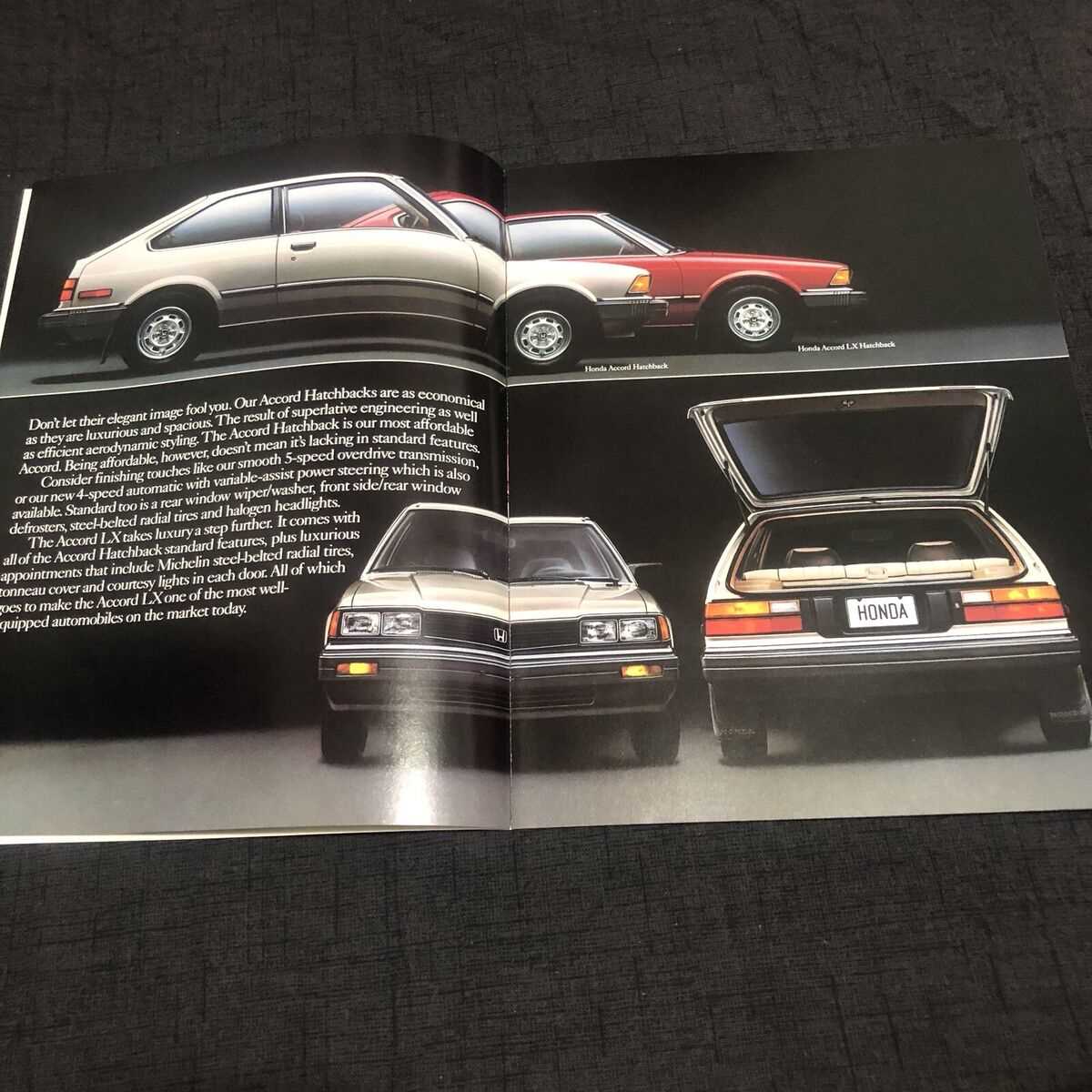 1983 honda accord owners manual for sale