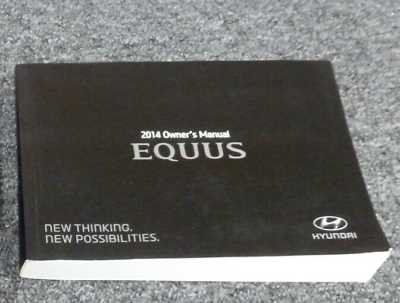 2014 hyundai equus owners manual