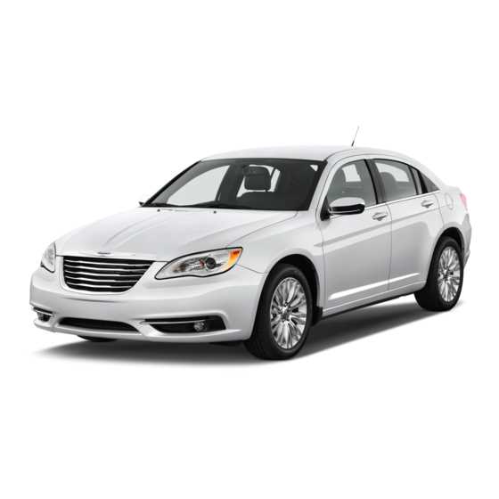 2011 chrysler 200 convertible owners manual