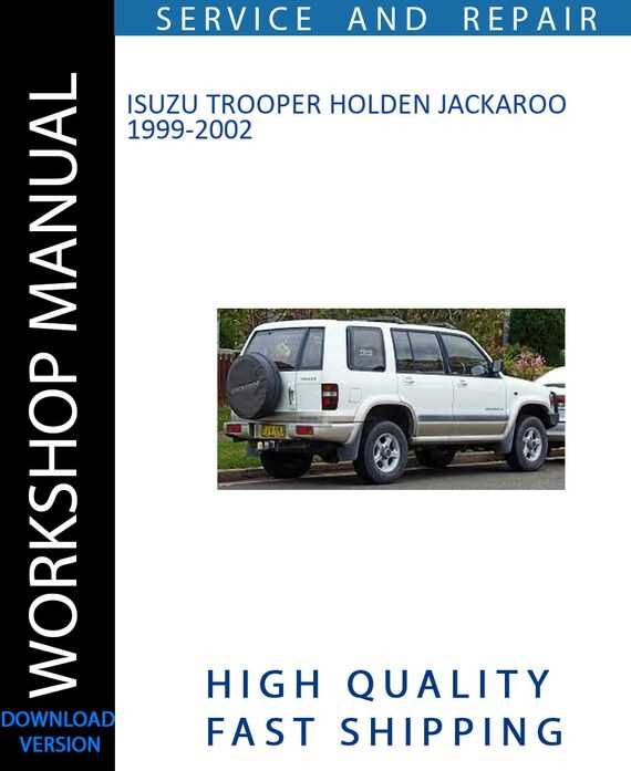 1997 isuzu rodeo owners manual