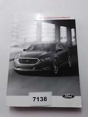 2013 ford taurus owners manual