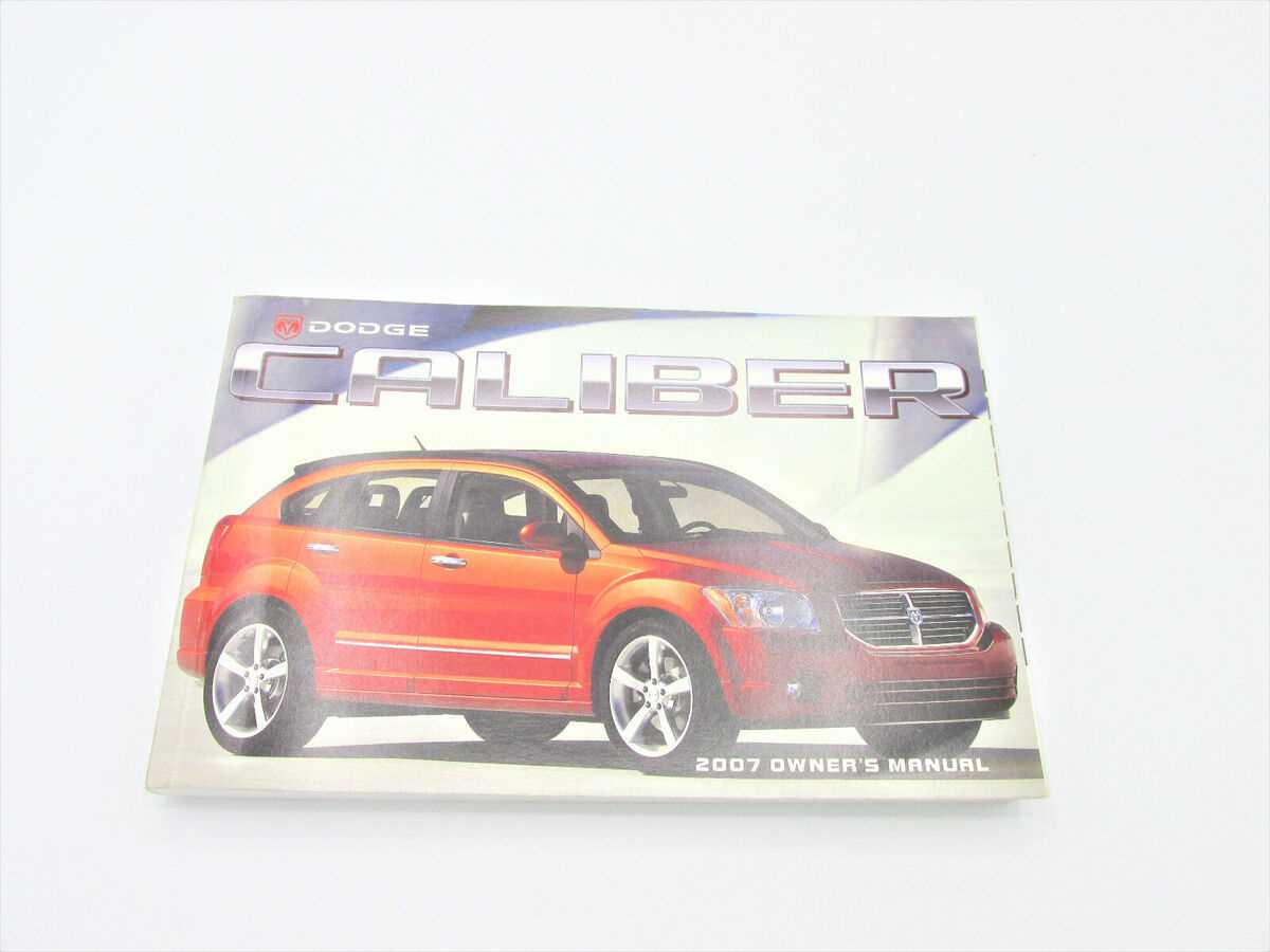 2007 dodge caliber owners manual