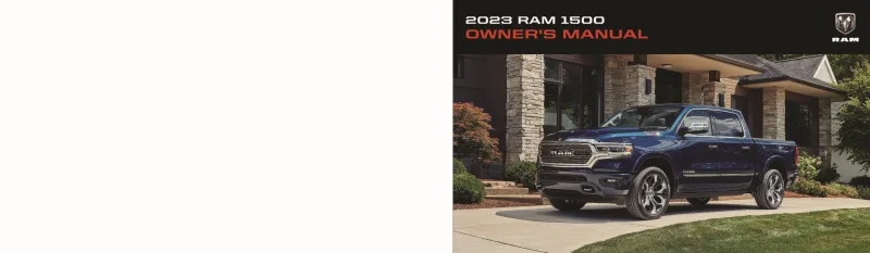 ram 1500 owners manual 2023