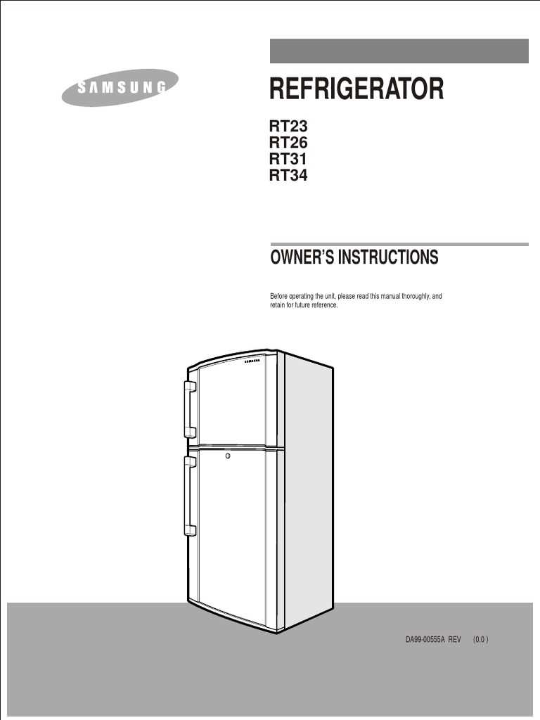 samsung fridge owners manual