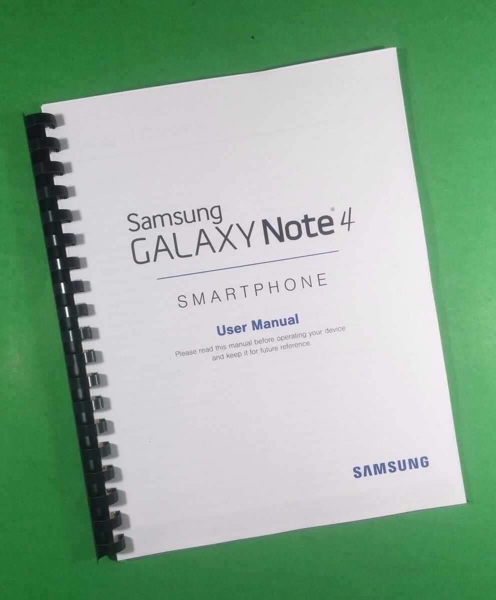 samsung note 4 owners manual