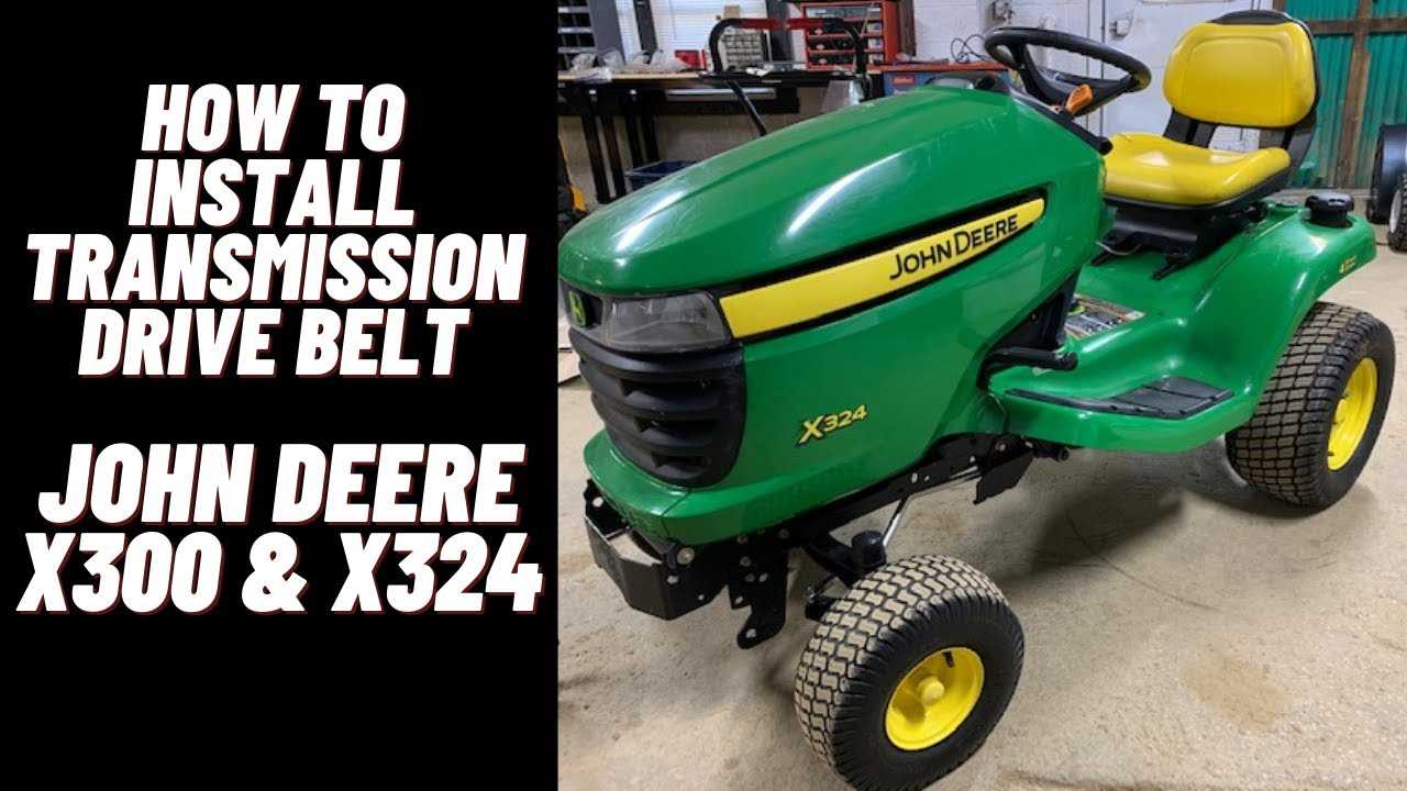 john deere x300r owners manual