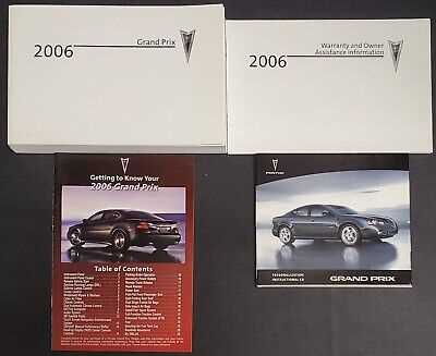 2006 pontiac grand prix owners manual