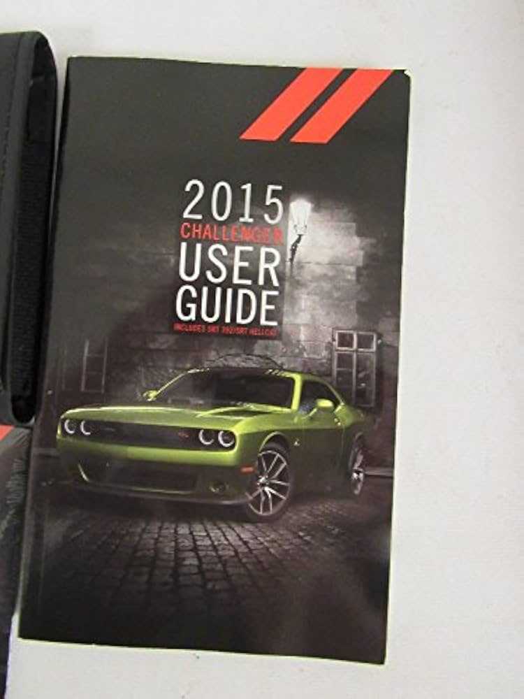 dodge challenger owners manual 2015