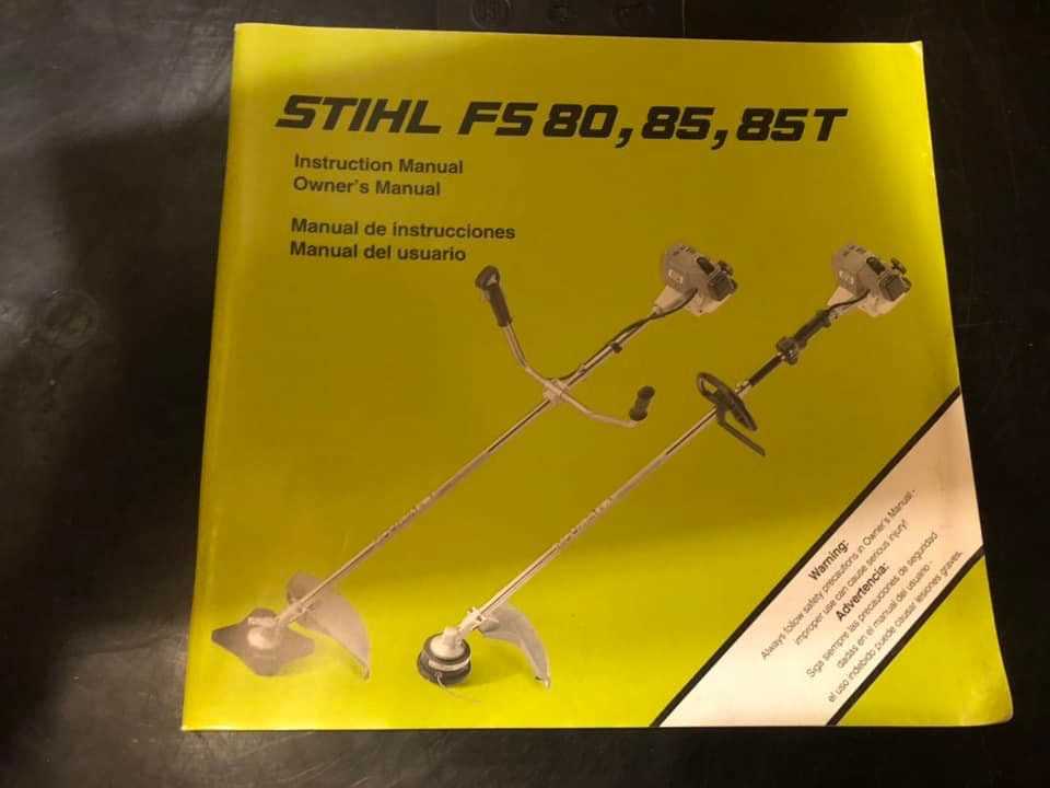 stihl fs 85 owners manual