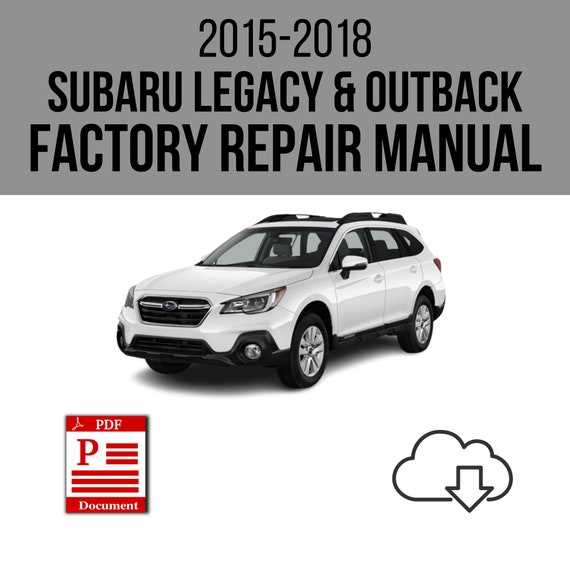 subaru outback 2018 owners manual