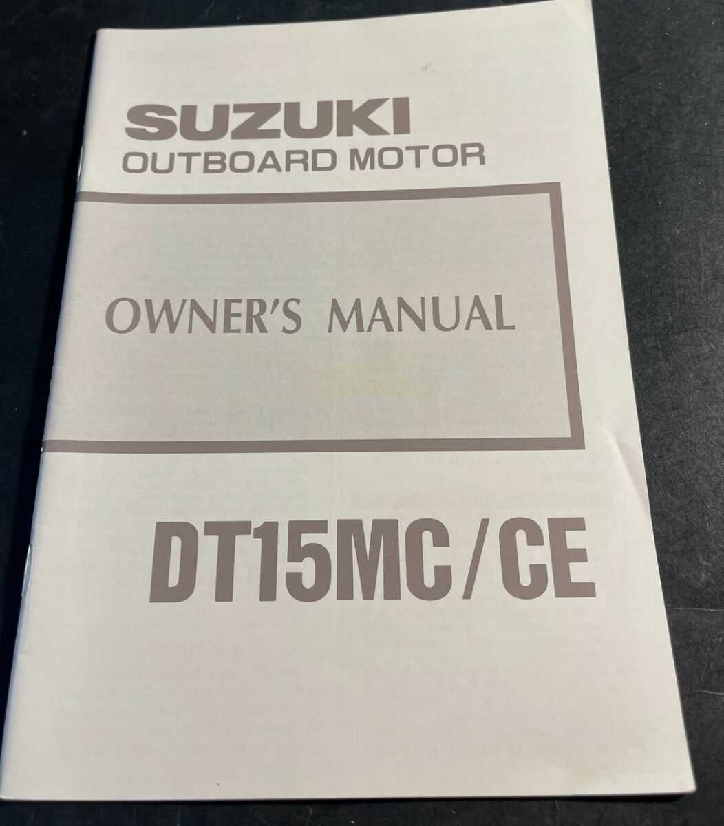 suzuki 15 hp outboard owners manual