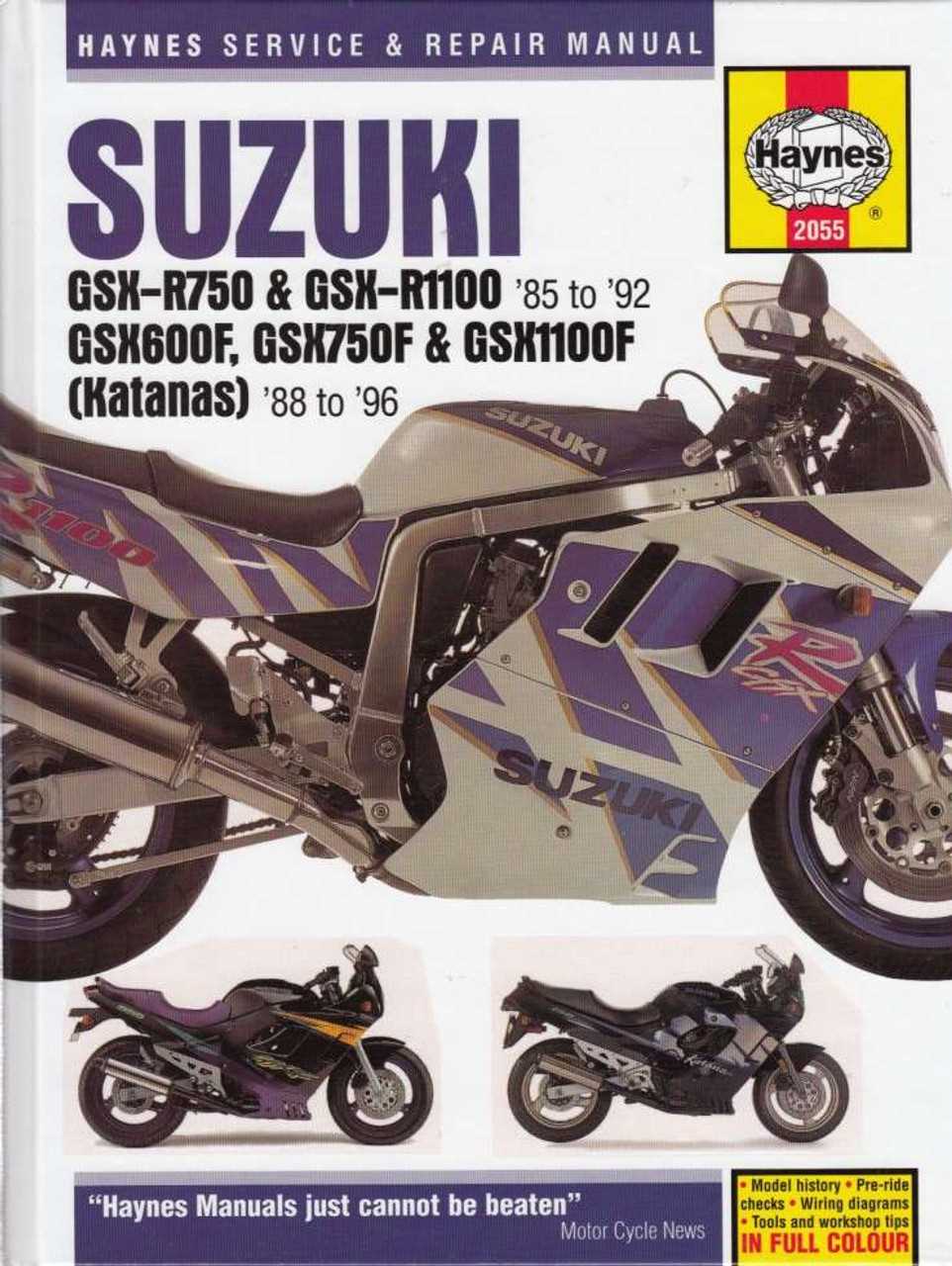 suzuki gsxr 750 owners manual