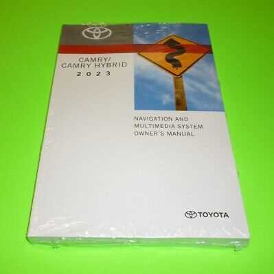 2023 toyota camry se owners manual