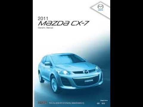 2011 mazda cx 7 owners manual