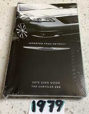 2013 chrysler 200 owners manual