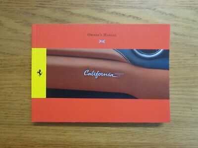 ferrari california t owners manual