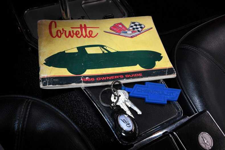 1966 corvette owners manual