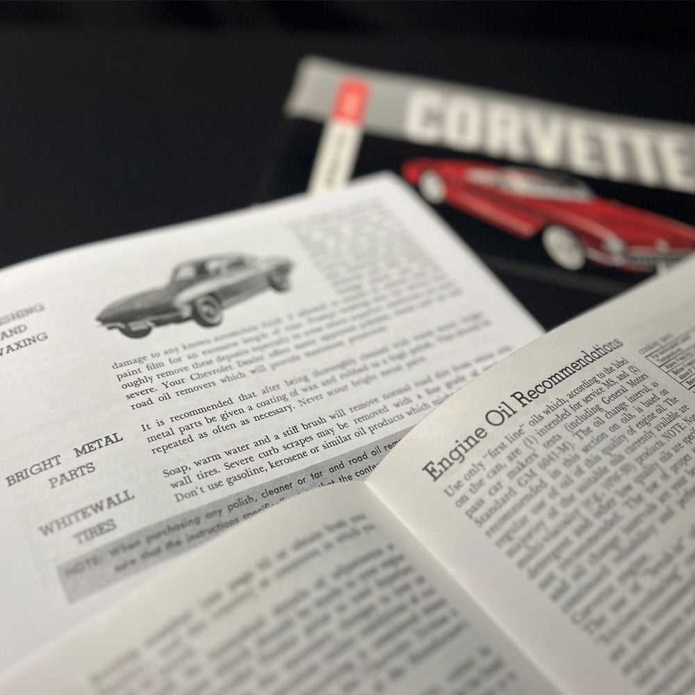 1979 corvette owners manual