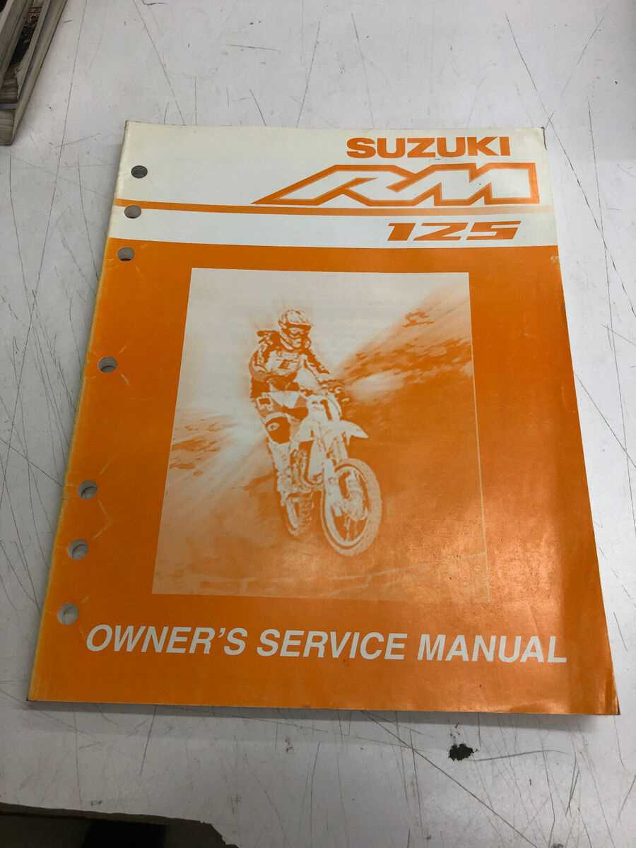 2003 rm 125 owners manual