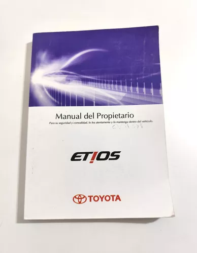 toyota etios owners manual