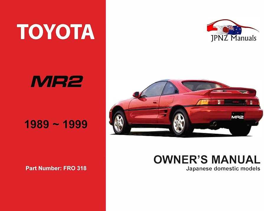 toyota mr2 owners manual