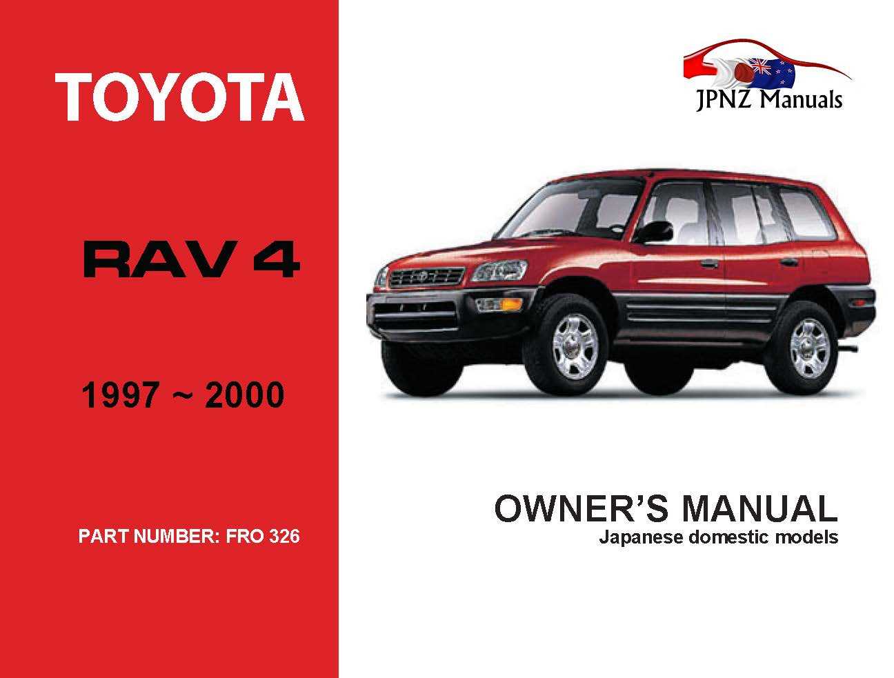 toyota rav4 2014 owners manual